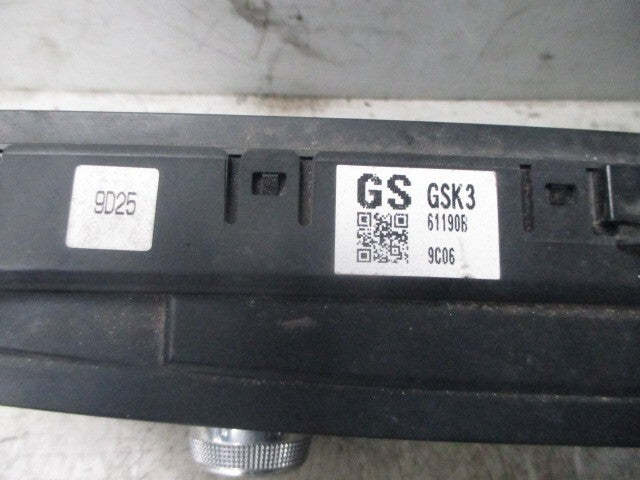 2019 MAZDA 6 MK3 CD PLAYER RADIO HEAD UNIT 611906