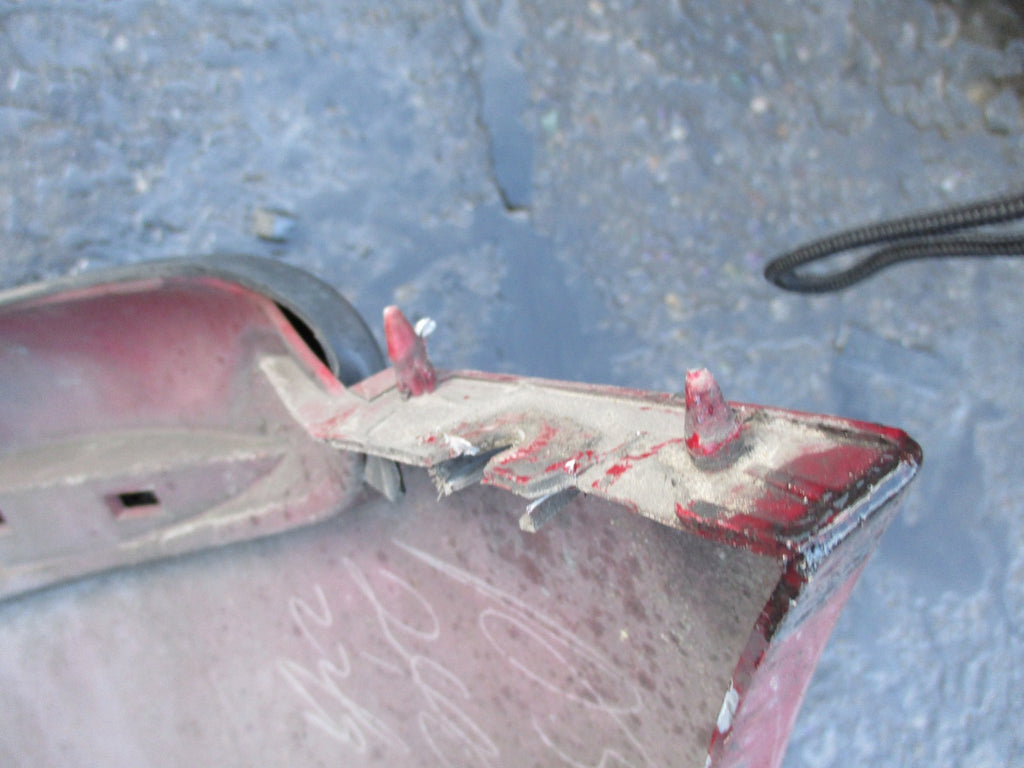 PEUGEOT 206 PRE FACELIFT FRONT BUMPER COMPLETE RED