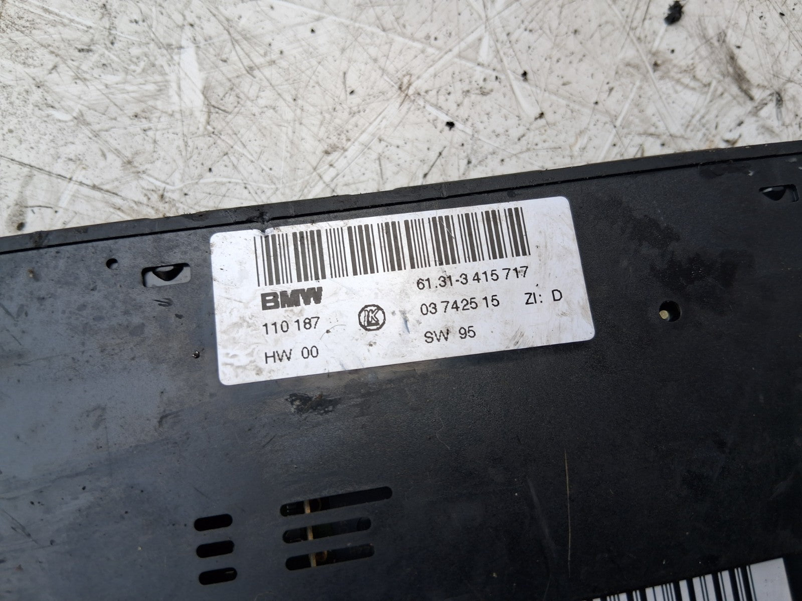 2004 BMW X3 E83 FRONT DASH SEAT HEATING CONTROL SWITCH SWITCHES 03742515