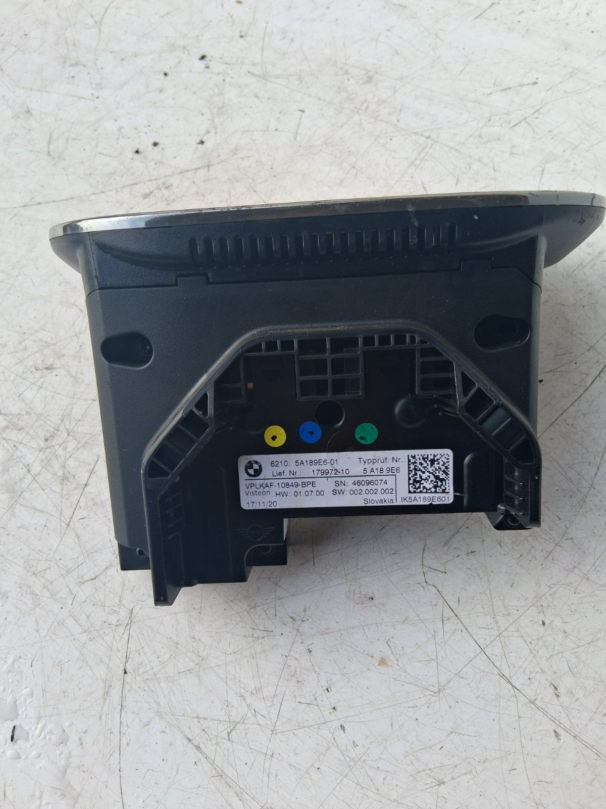 2021 MINI COUNTRYMAN F60 1.5 PETROL DIGITAL INSTRUMENT CLUSTER SPEEDO 5A189E6