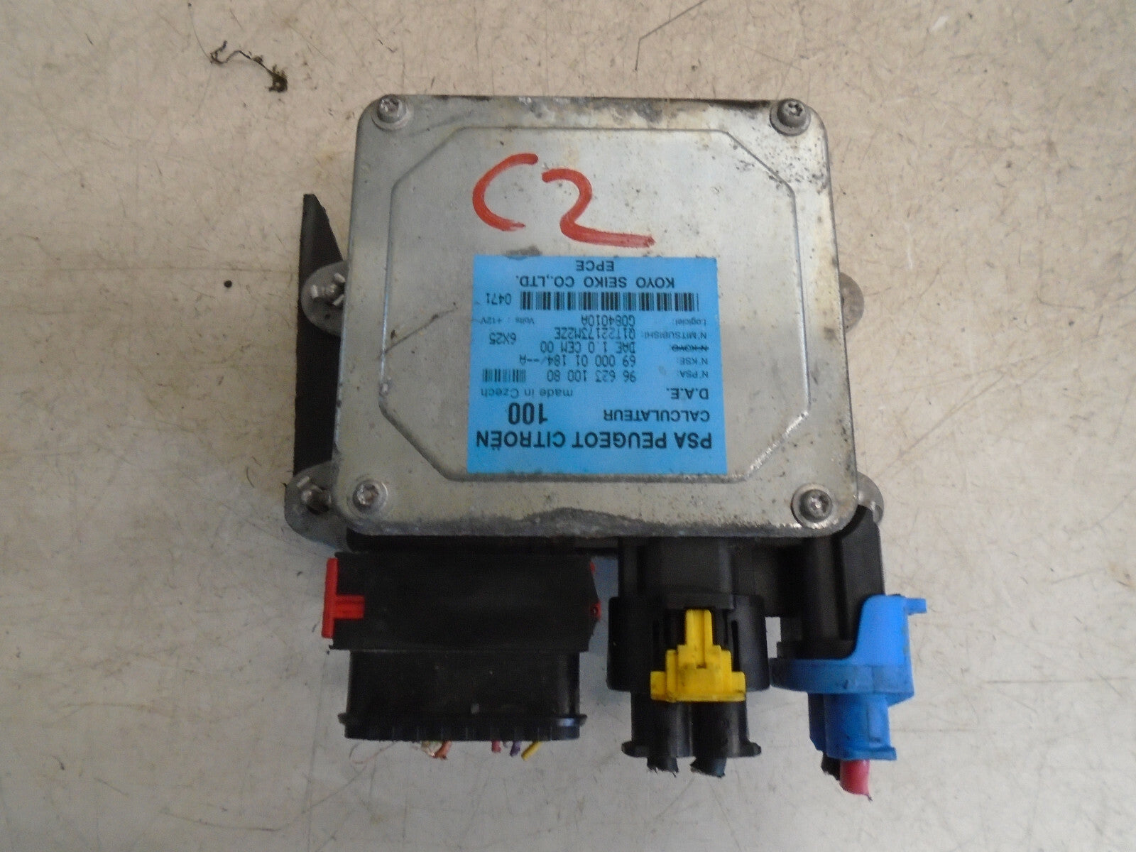 CITROEN C2 C3 POWER STEERING CONTROL MODULE ECU 9662310080