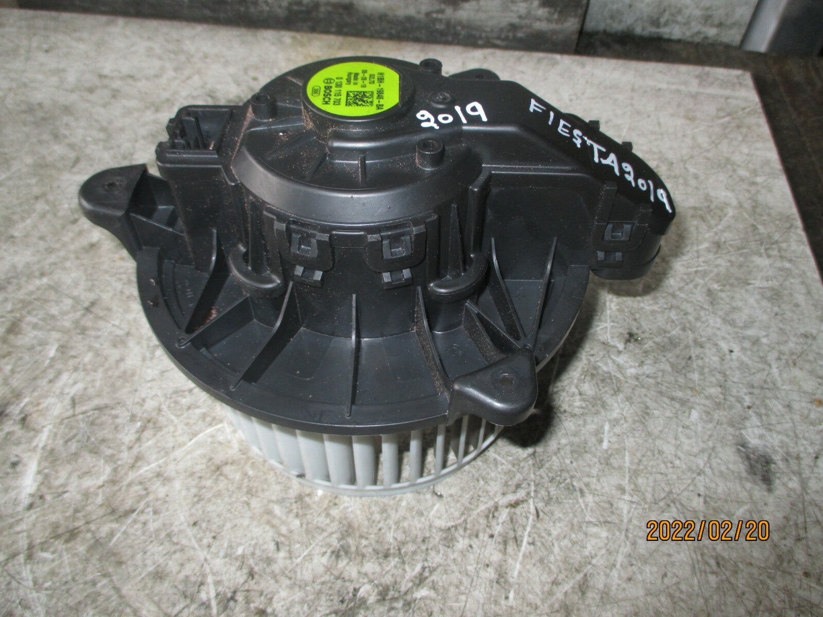 FORD FIESTA MK8 2019 HEATER BLOWER MOTOR FAN H1BH19846BA
