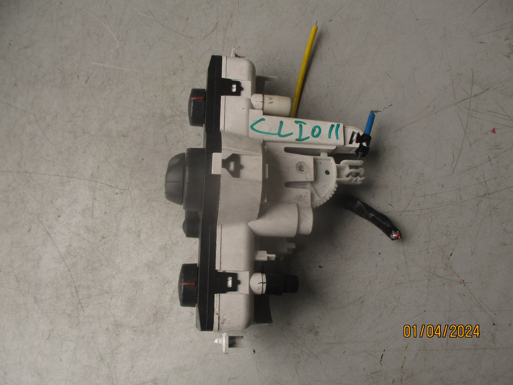 2011 RENAULT CLIO HEATER CLIMATE CONTROL SWITCH PANEL 030966N