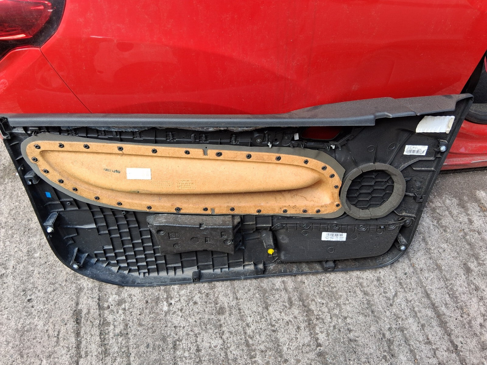 2012 CITROEN DS3 3 DOOR OS DRIVER SIDE FRONT RIGHT DOOR CARD