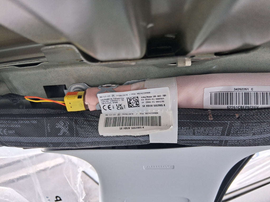 2023 VAUXHALL GRANDLAND OS RIGHT DRIVER SIDE ROOF CURTAIN AIRBAG 9824239980