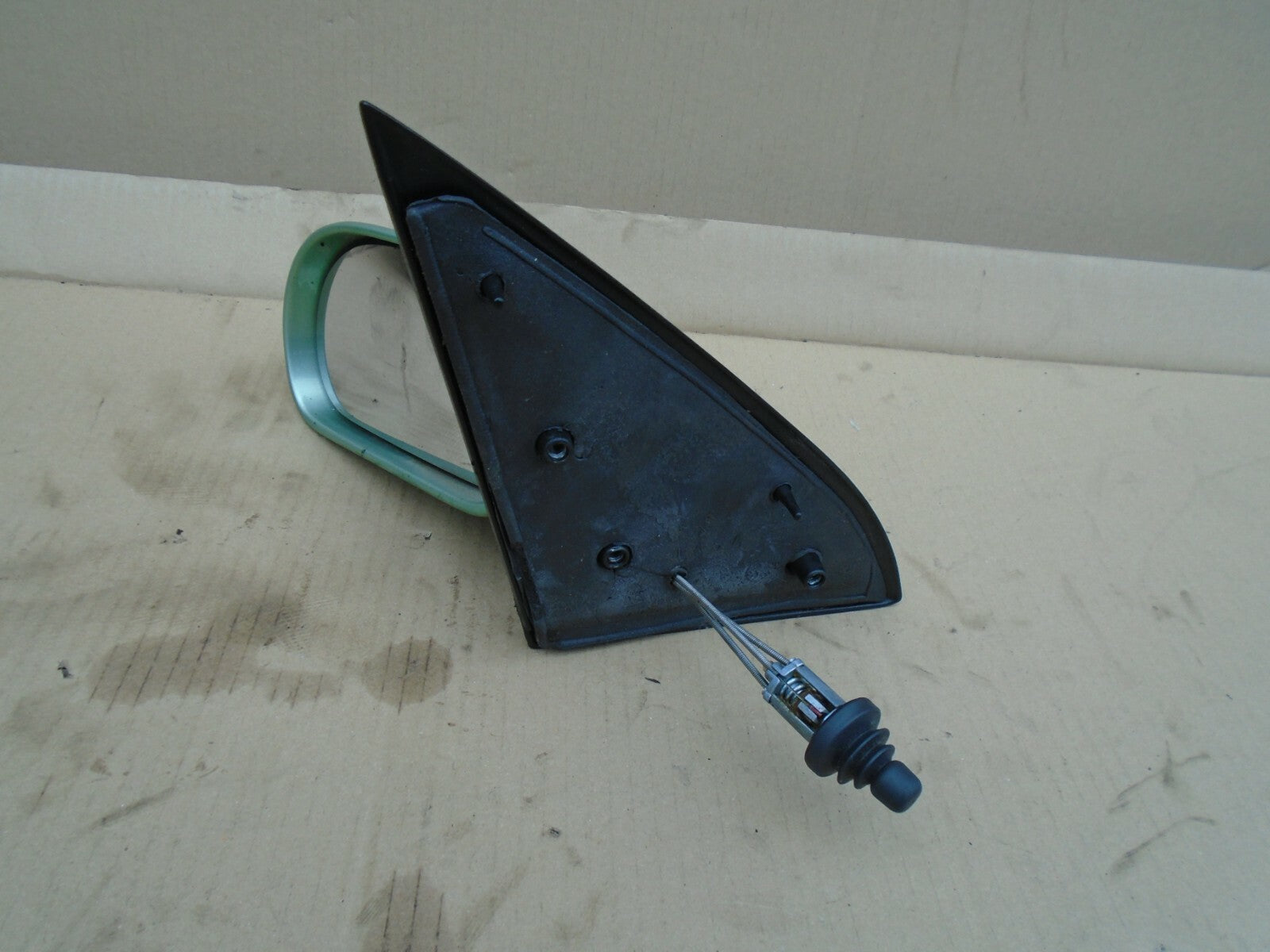 FIAT BRAVO 2000 NS PASSENGER SIDE MANUAL DOOR WING MIRROR GREEN
