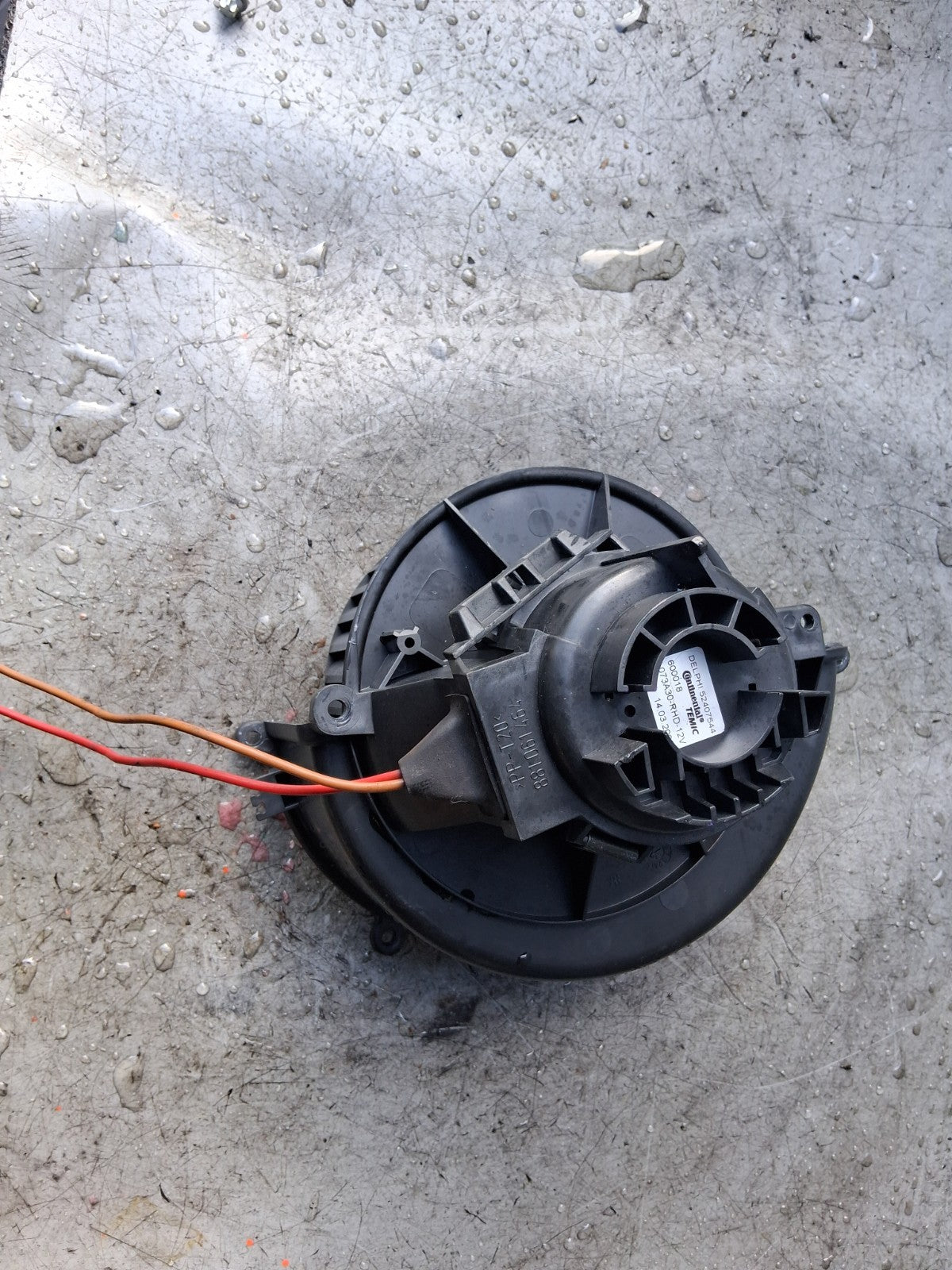 VAUXHALL ASTRA H 2006 BLOWER HEATER FAN MOTOR 52407544