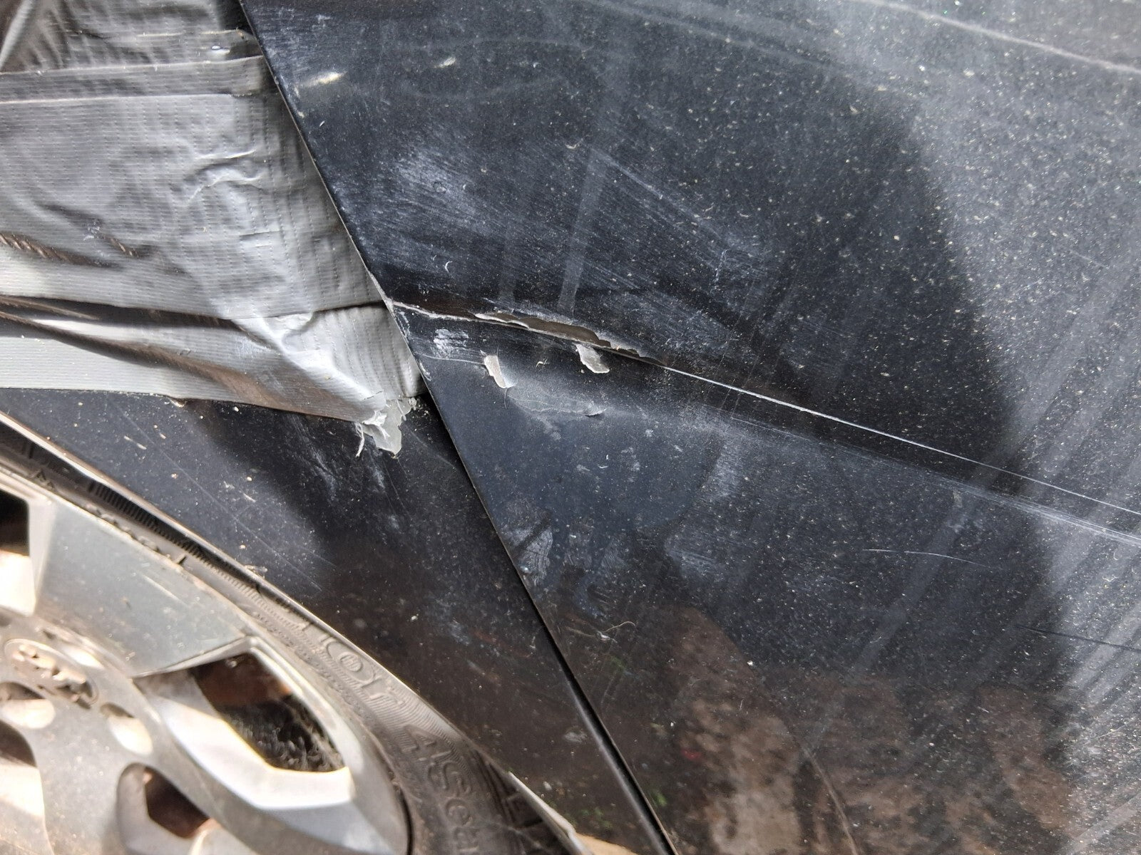 2012 PEUGEOT 3008 MK1 OSR DRIVER SIDE REAR RIGHT BARE DOOR GRIS SHARK KTPD