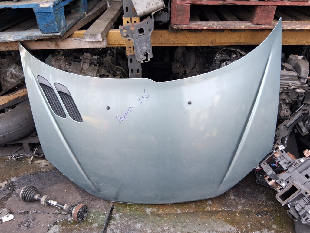 2001 PEUGEOT 206 FRONT BONNET HOOD PANEL GREEN