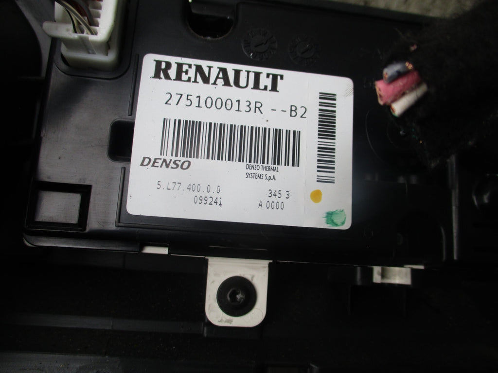 2013 RENAULT MASTER MK3 AC HEATER CONTROL WITH TRIM 275100013R