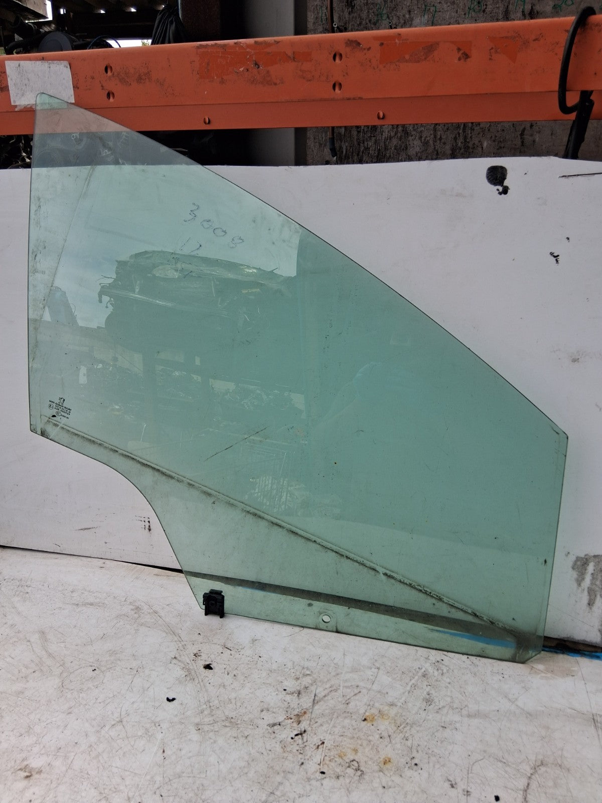 2012 PEUGEOT 3008 MK1 OSF DRIVER SIDE FRONT RIGHT WINDOW GLASS