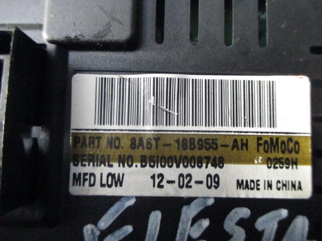 2009 FORD FIESTA MK7 1.6 PETROL RADIO SCREEN DISPLAY UNIT CONTROL 8A6T18B955AH