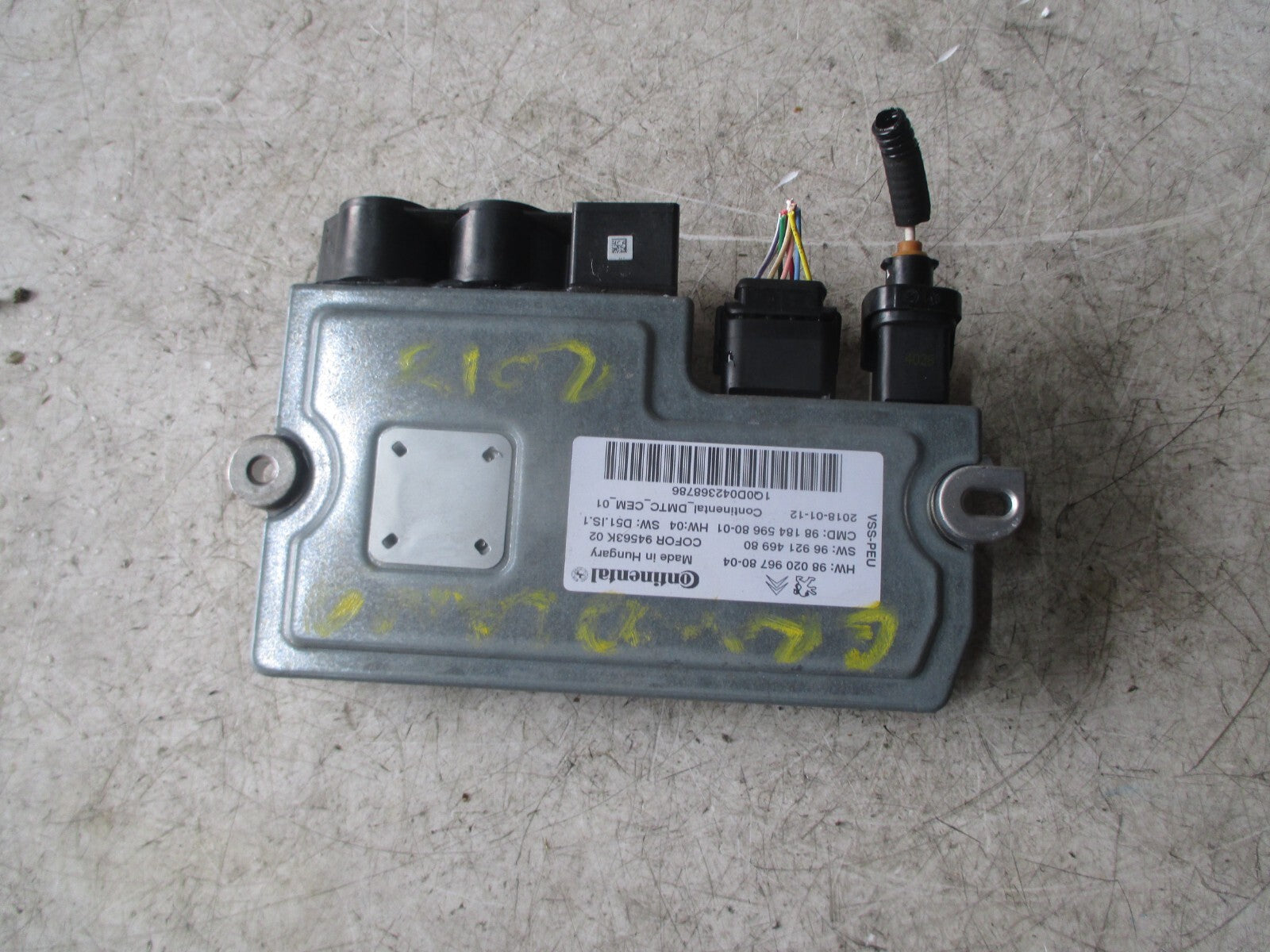 VAUXHALL GRANDLAND X 2018 START SHOP ECU CONTROL MODULE UNIT 9692146980