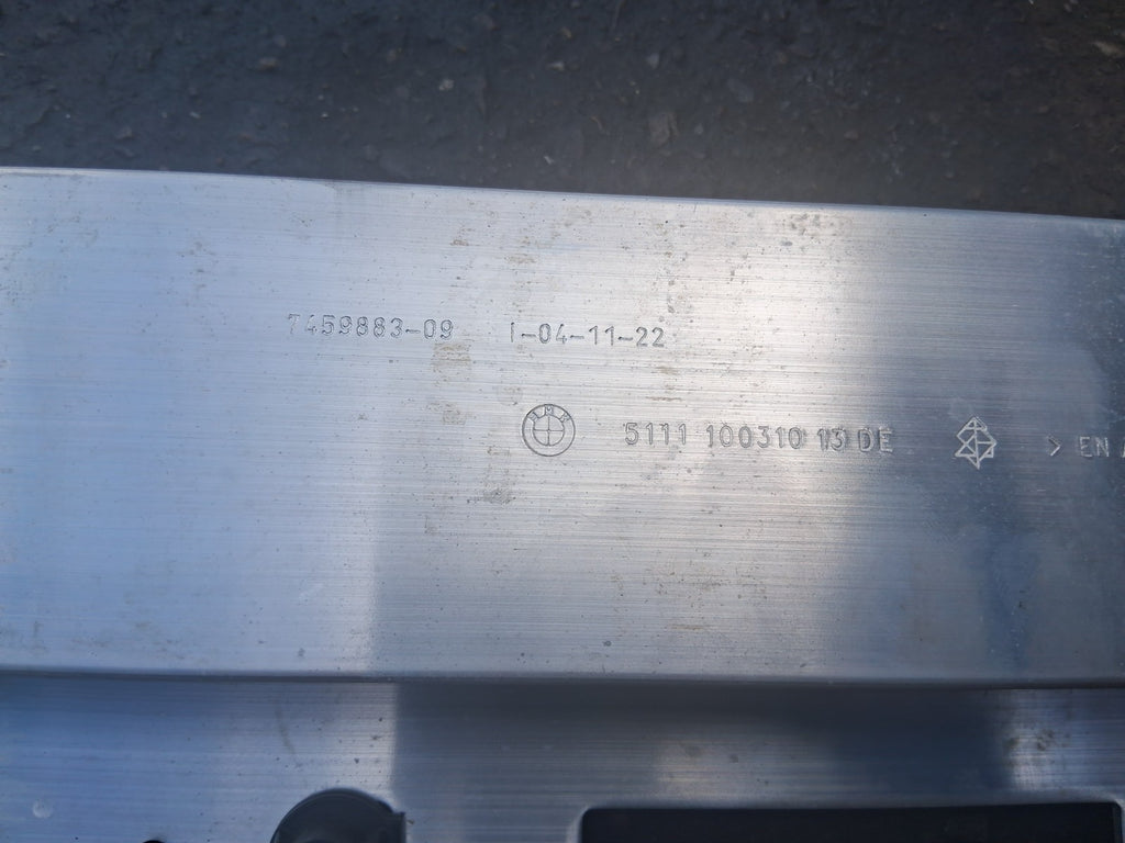 2022 BMW 2 SERIES F44 FRONT BUMPER CRASH IMPACT REINFORCEMENT BAR 7459883