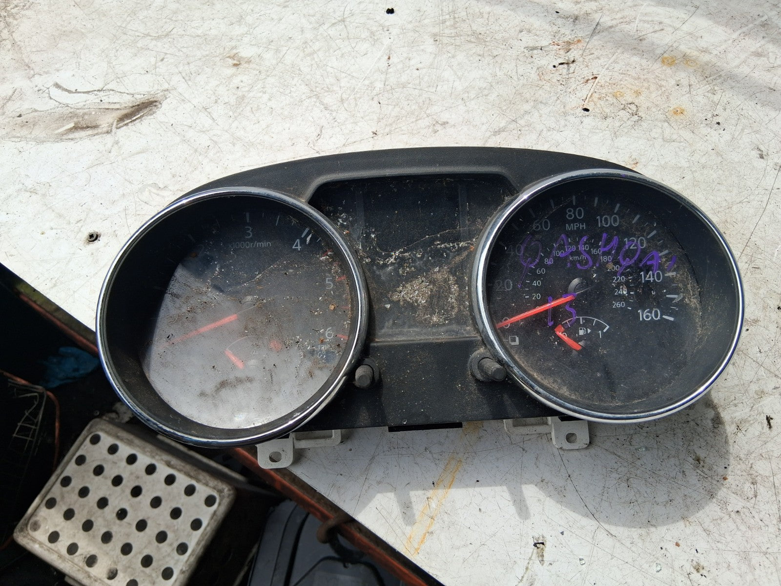 2013 NISSAN QASHQAI J10 SPEEDO SPEEDOMETER INSTRUMENT CLUSTER VPAASF10849LPC