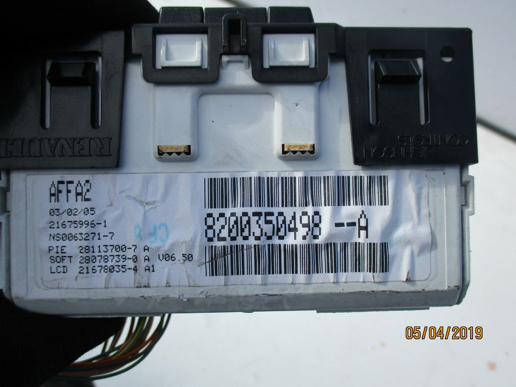 RENAULT MEGANE MK2 CENTRAL DIGITAL DISPLAY SCREEN 8200350498A