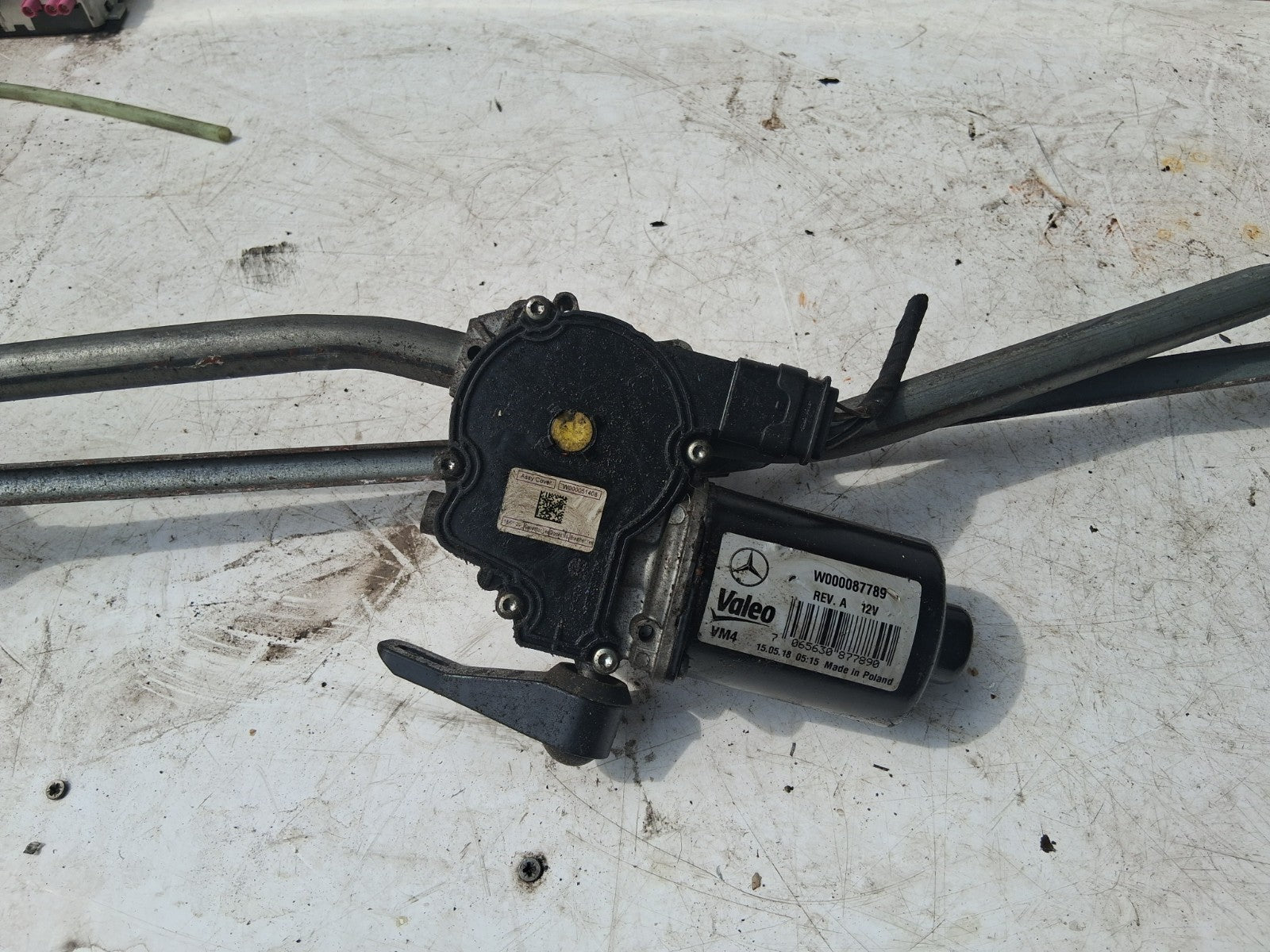 2018 MERCEDES SPRINTER W907 FRONT WINDSCREEN WIPER MOTOR LINKAGE A9108200500
