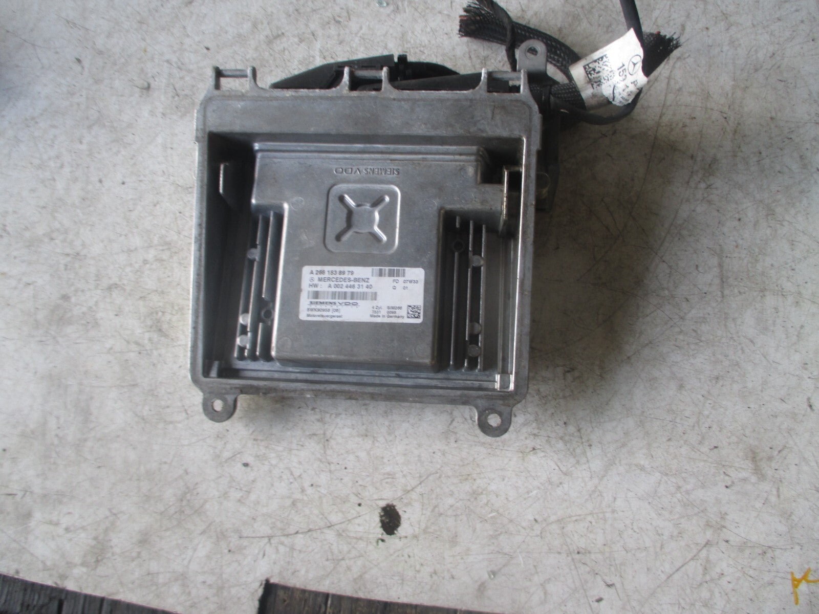MERCEDES BENZ A CLASS 2006 PETROL ENGINE CONTROL UNIT ECU A2661538979
