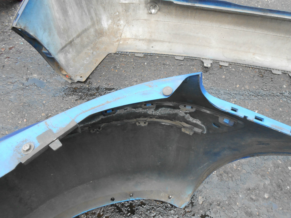 PEUGEOT 307 2004 PRE FACELIFT COMPLETE REAR BUMPER BLUE