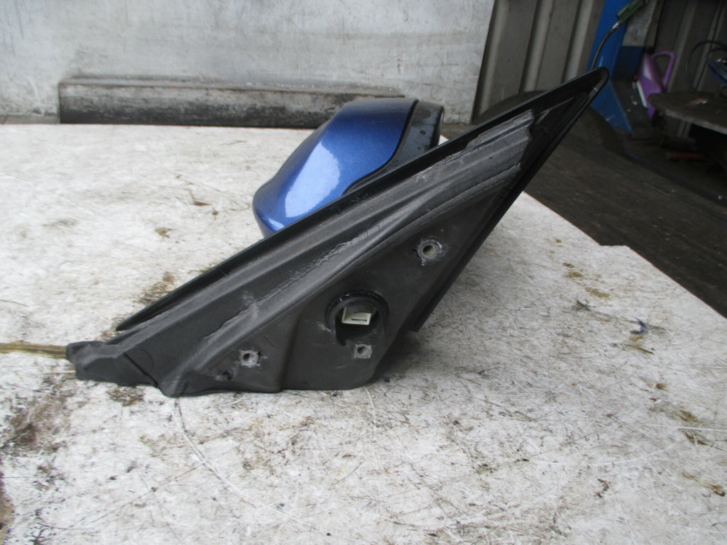 BMW 3 SERIES E90 2008 OS DRIVER SIDE ELECTRIC DOOR WING MIRROR BLUE 7075626