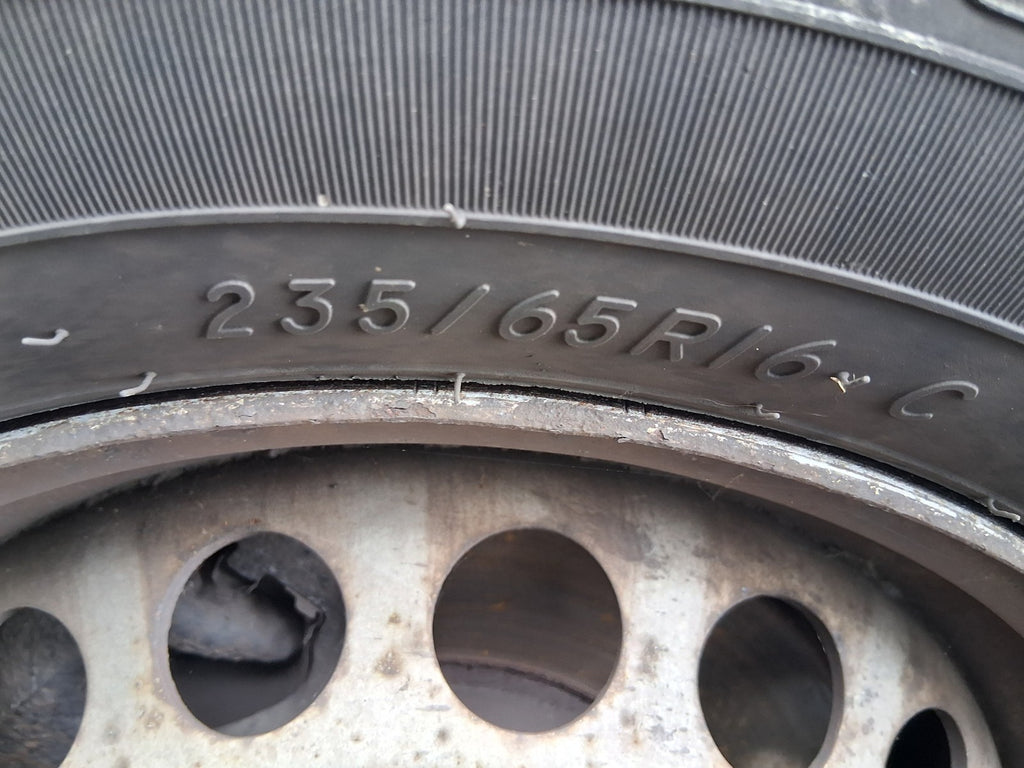 2016 MERCEDES SPRINTER MK2 W906 16 INCH STEEL WHEEL WITH TYRE 235/65R16