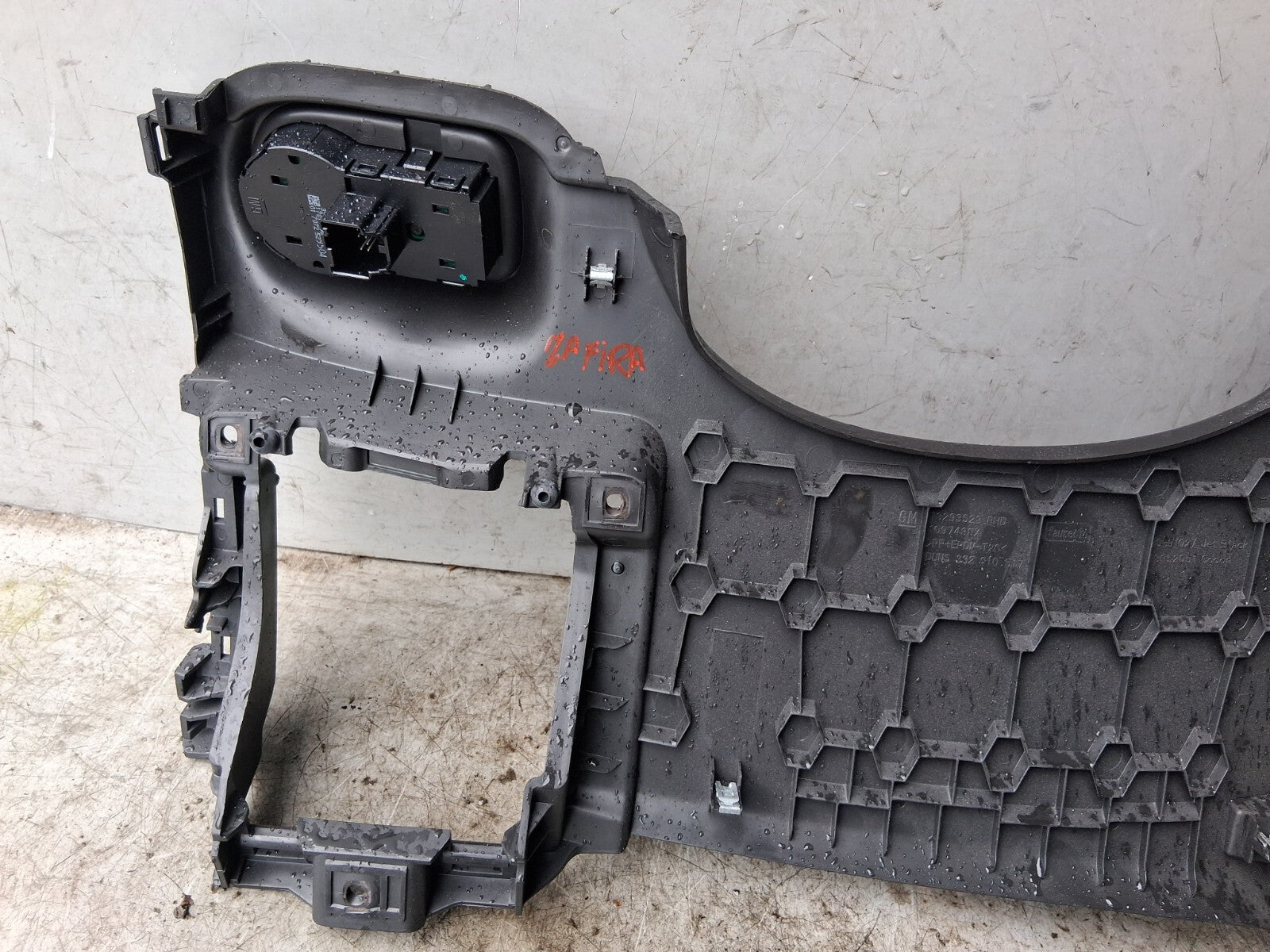 2017 VAUXHALL ZAFIRA C TOURER DASHBOARD LOWER CENTRE CONSOLE TRIM 13293523