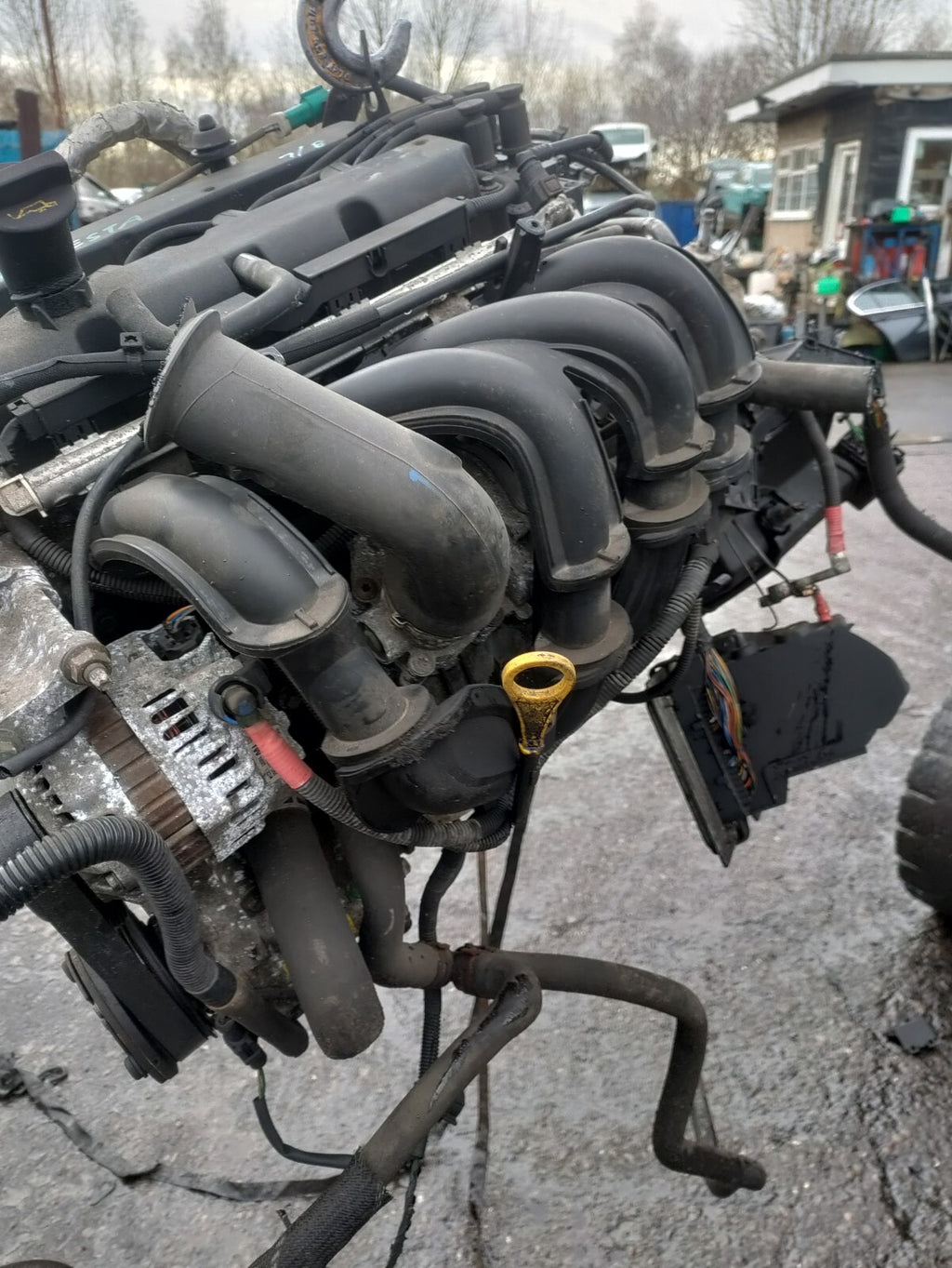 2005 FORD FIESTA MK6 1.4 PETROL ENGINE COMPLETE 75K MILEAGE FXJA