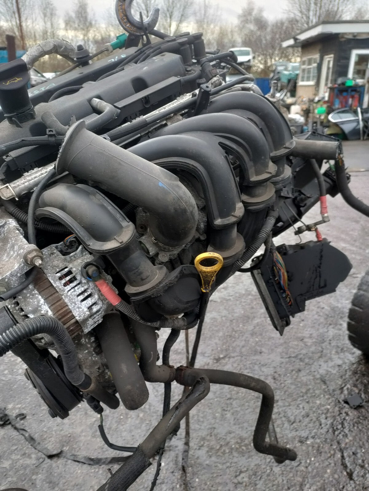 2005 FORD FIESTA MK6 1.4 PETROL ENGINE COMPLETE 75K MILEAGE FXJA