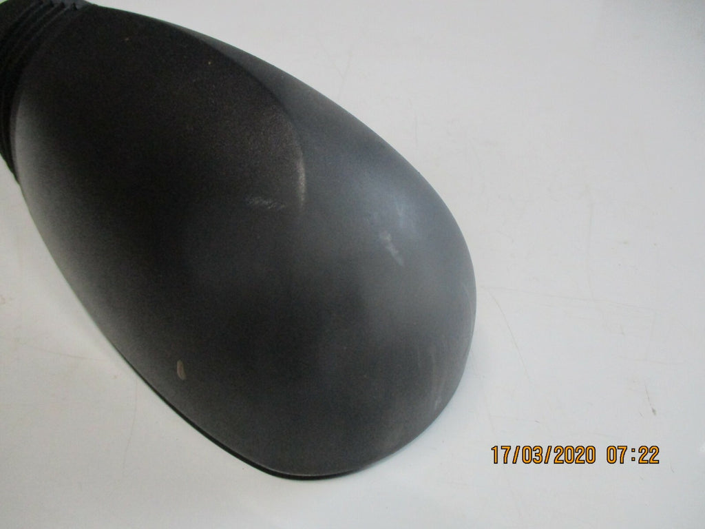 FIAT PUNTO MK2 2004 OS DRIVER SIDE MANUAL DOOR WING MIRROR BLACK 0157179