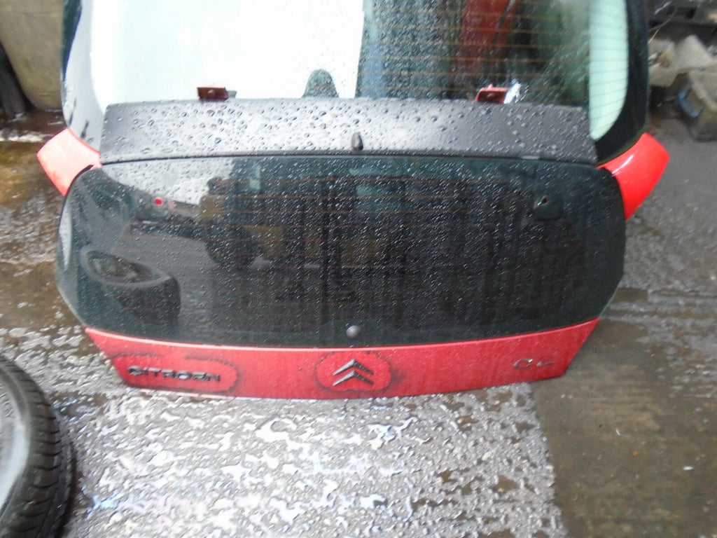 CITROEN C2 2006 3 DOOR REAR BOOTLID TAILGATE RED BLACK