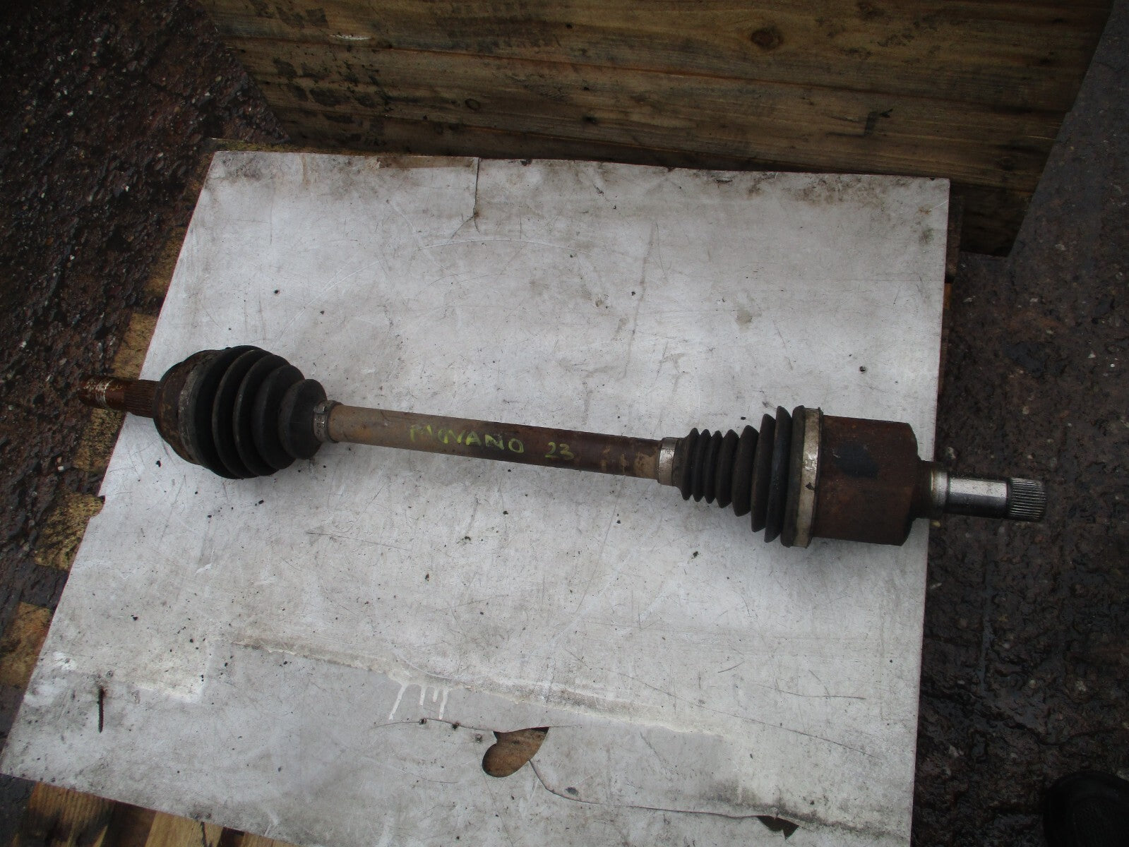 2023 VAUXHALL MOVANO 2.2 DIESEL MANUAL NS PASSENGER SIDE FRONT DRIVESHAFT