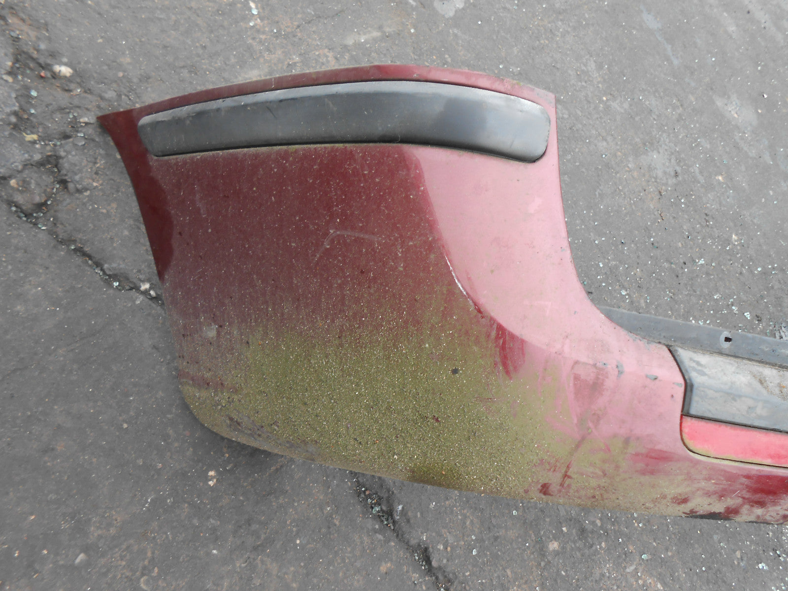FIAT ULYSSE 2003 MK2 COMPLETE REAR BUMPER BURGUNDY