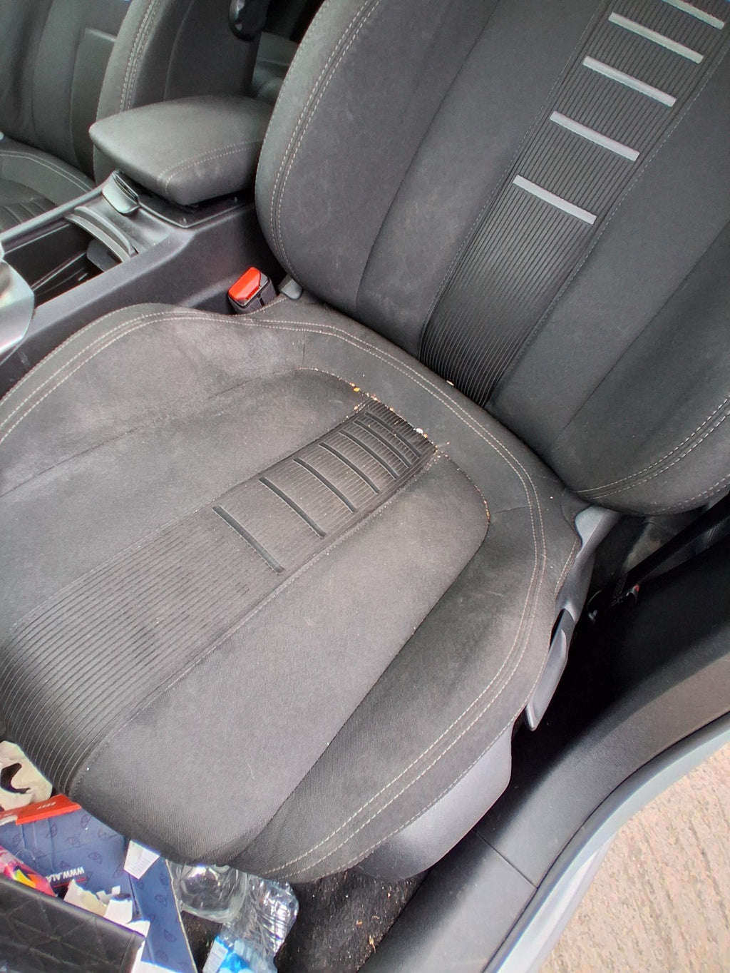 2014 PEUGEOT 308 MK2 NSF PASSENGER SIDE FRONT COMPLETE SEAT HALF LEATHER