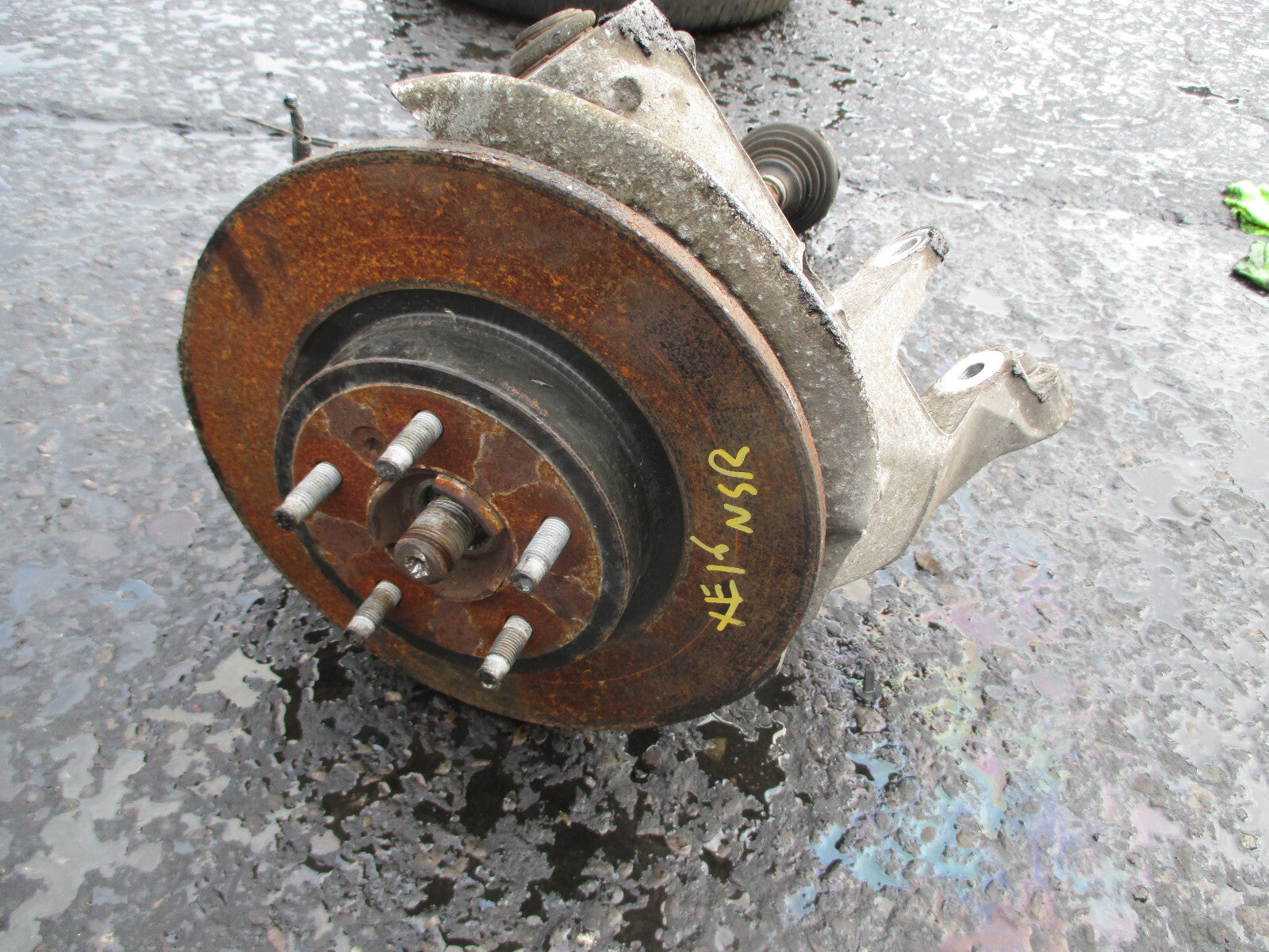 2016 JAGUAR XE 2.0 DIESEL NSR PASSENGER REAR WHEEL HUB DRIVESHAFT GX734K139BB