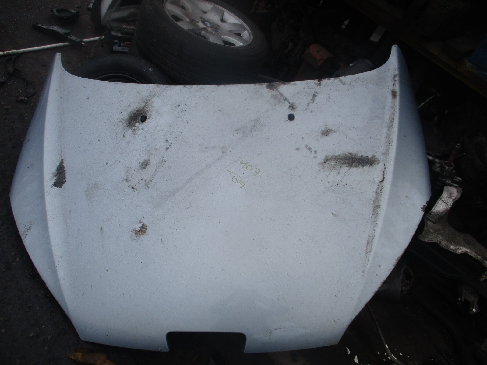 2007 PEUGEOT 407 MK1 FRONT BONNET HOOD IN BLUE