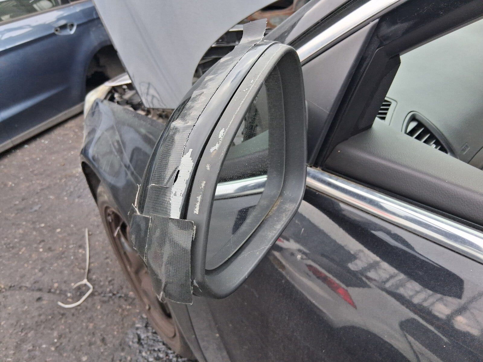 2011 VAUXHALL INSIGNIA ESTATE MK1 NSF PASSENGER SIDE LEFT WING MIRROR BLACK