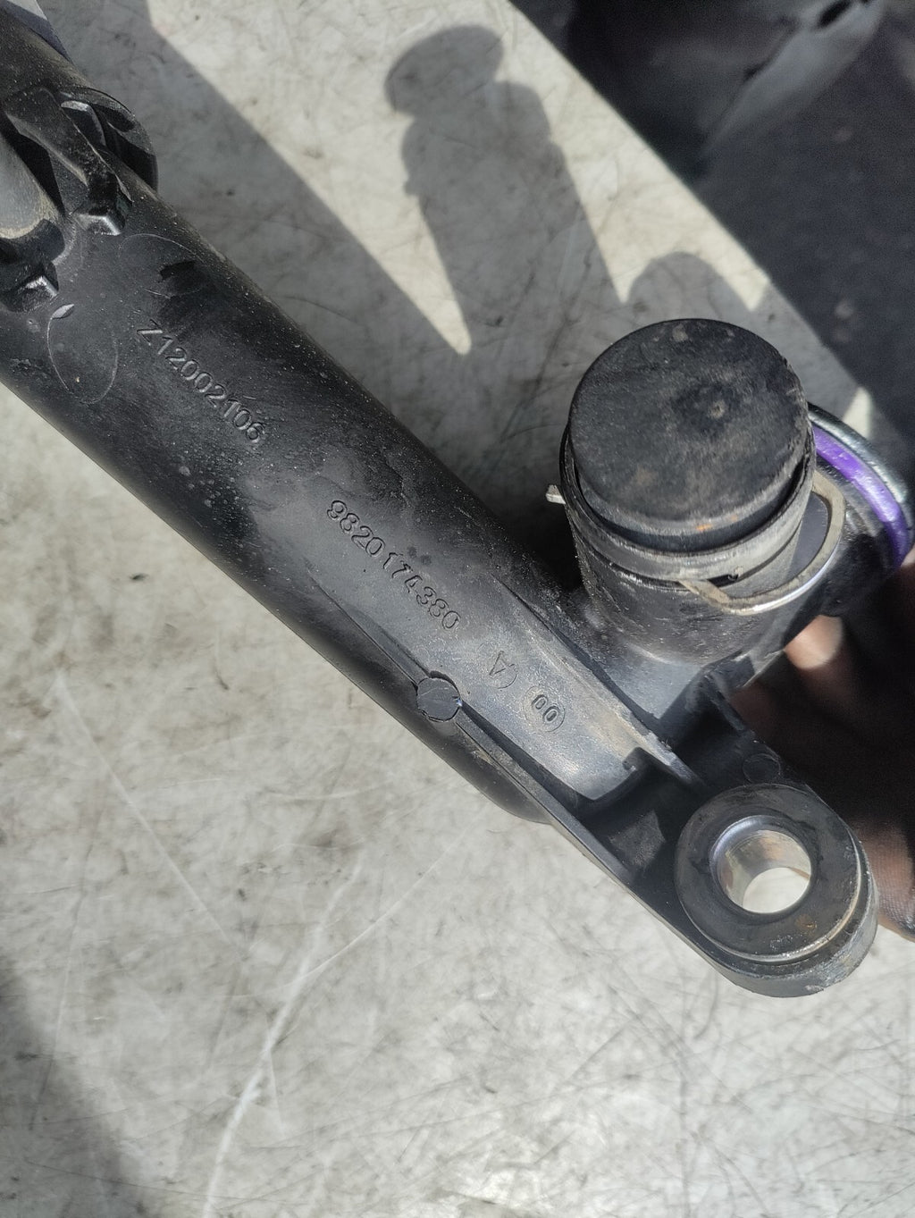 2017 PEUGEOT COOLANT HOSE PIPE 9820174380