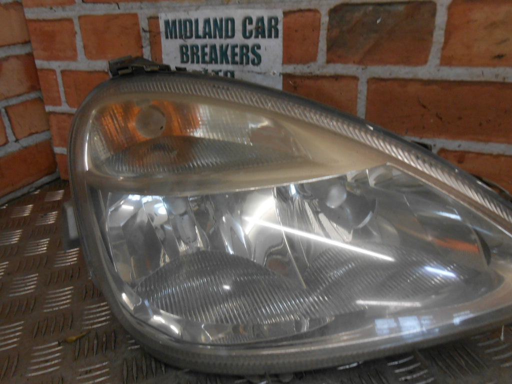 MERCEDES A CLASS W168 1999 OS DRIVER SIDE FRONT LIGHT HEADLIGHT