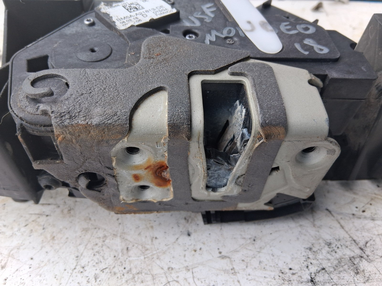 2018 FORD MONDEO MK5 NSF PASSENGER SIDE FRONT LEFT DOOR LOCK MECHANISM