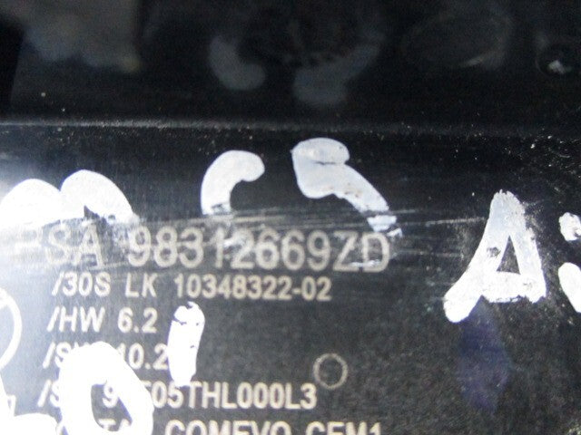 2020 CITROEN C5 AIRCROSS WIPER INDICATOR CRUISE CONTROL STALK 98312669ZD