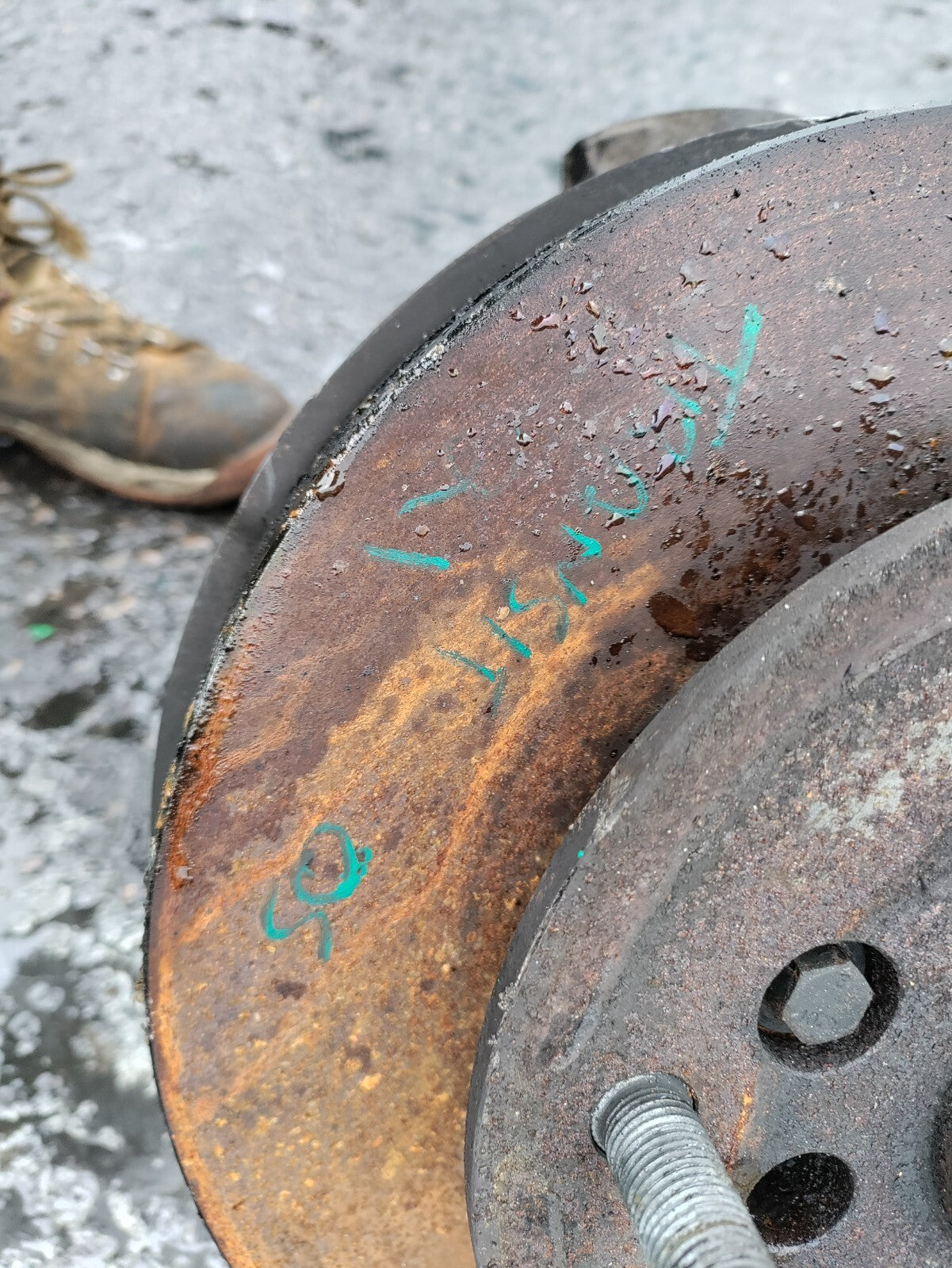 2021 FORD TRANSIT MK8 2.0 DIESEL FWD OSF DRIVER SIDE FRONT WHEEL HUB