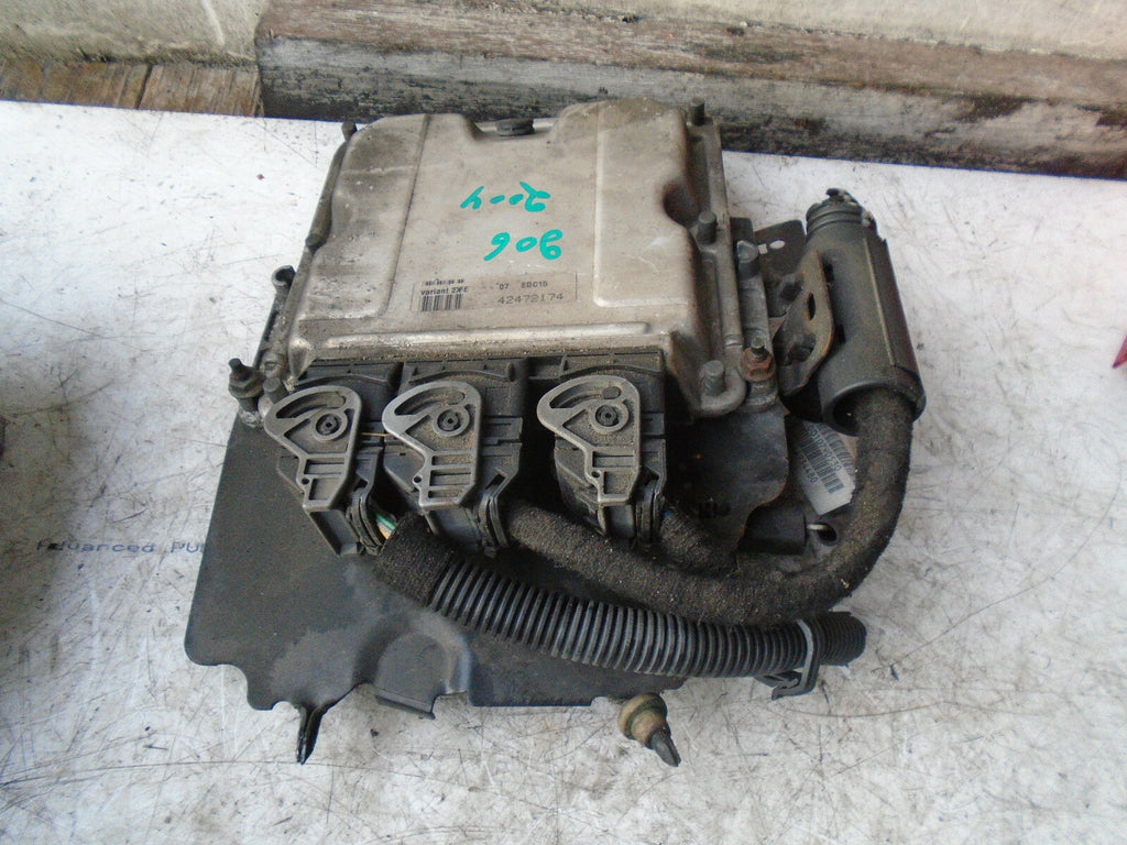 PEUGEOT 206 2004 ECU ENGINE CONTROL MODULE UNIT 42472174