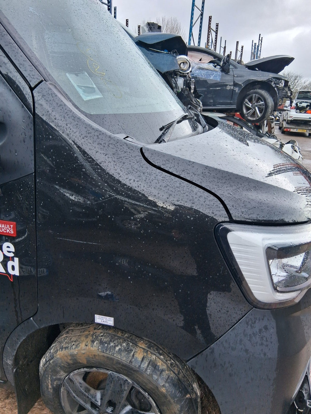 2021 RENAULT TRUCKS MASTER MWB COMPLETE FRONT END BLACK