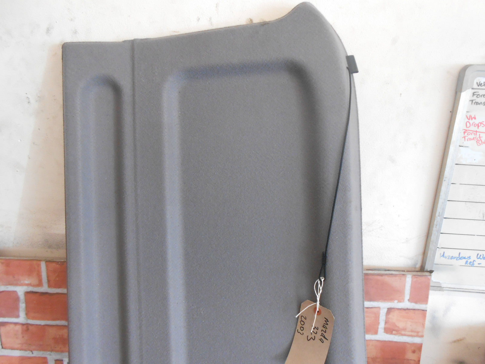 MAZDA 323 2003 5 DOOR REAR STORAGE PARCEL SHELF LOAD COVER GREY