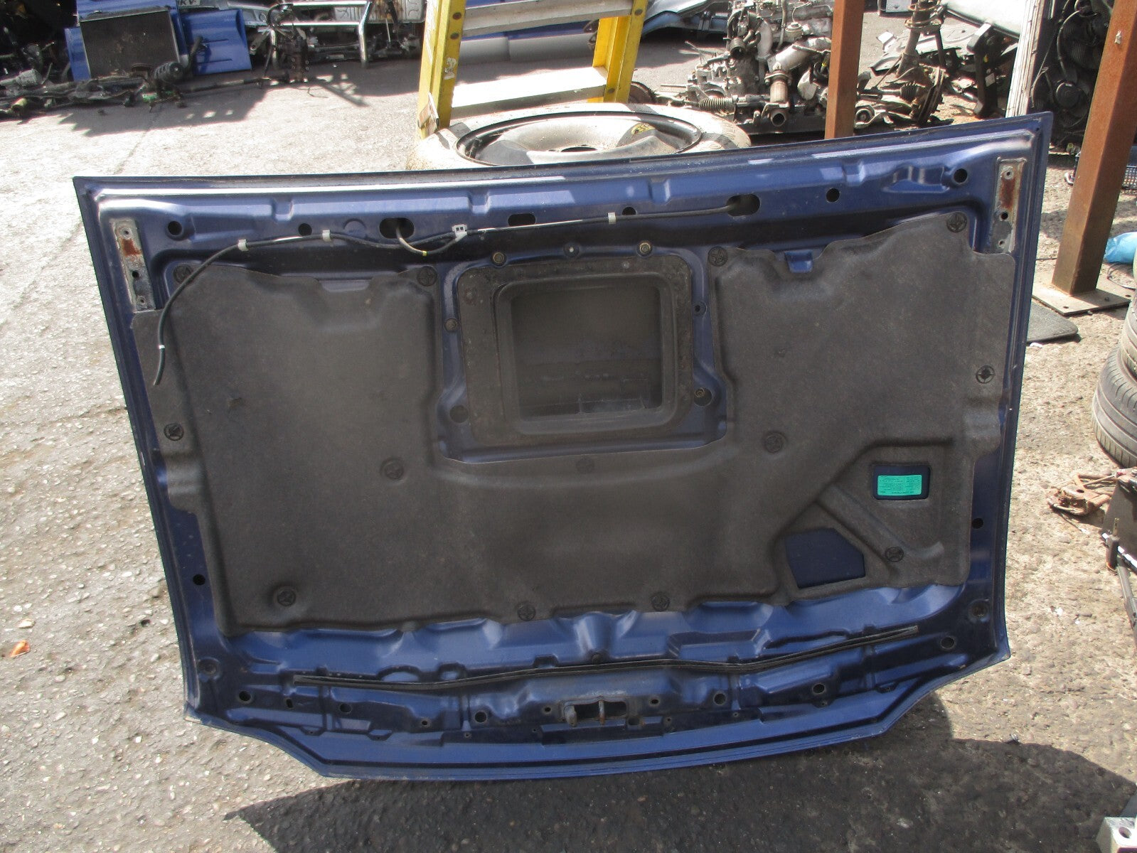 2002 NISSAN NAVARA D22 FRONT BONNET HOOD BLUE