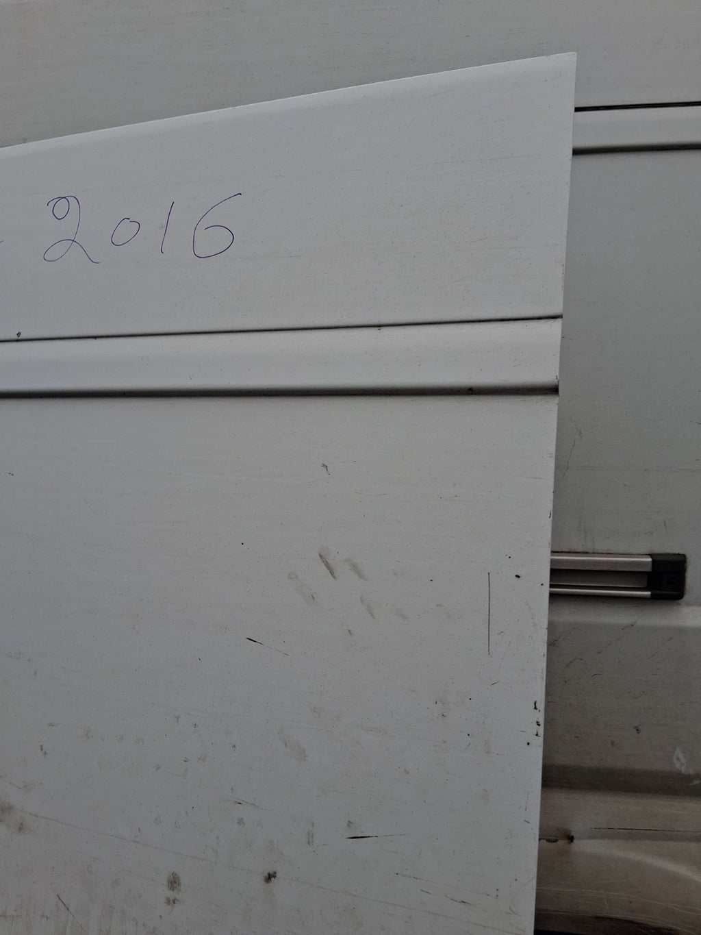 2016 PEUGEOT BOXER MK3 NS PASSENGER SIDE LEFT COMPLETE SLIDING DOOR WHITE