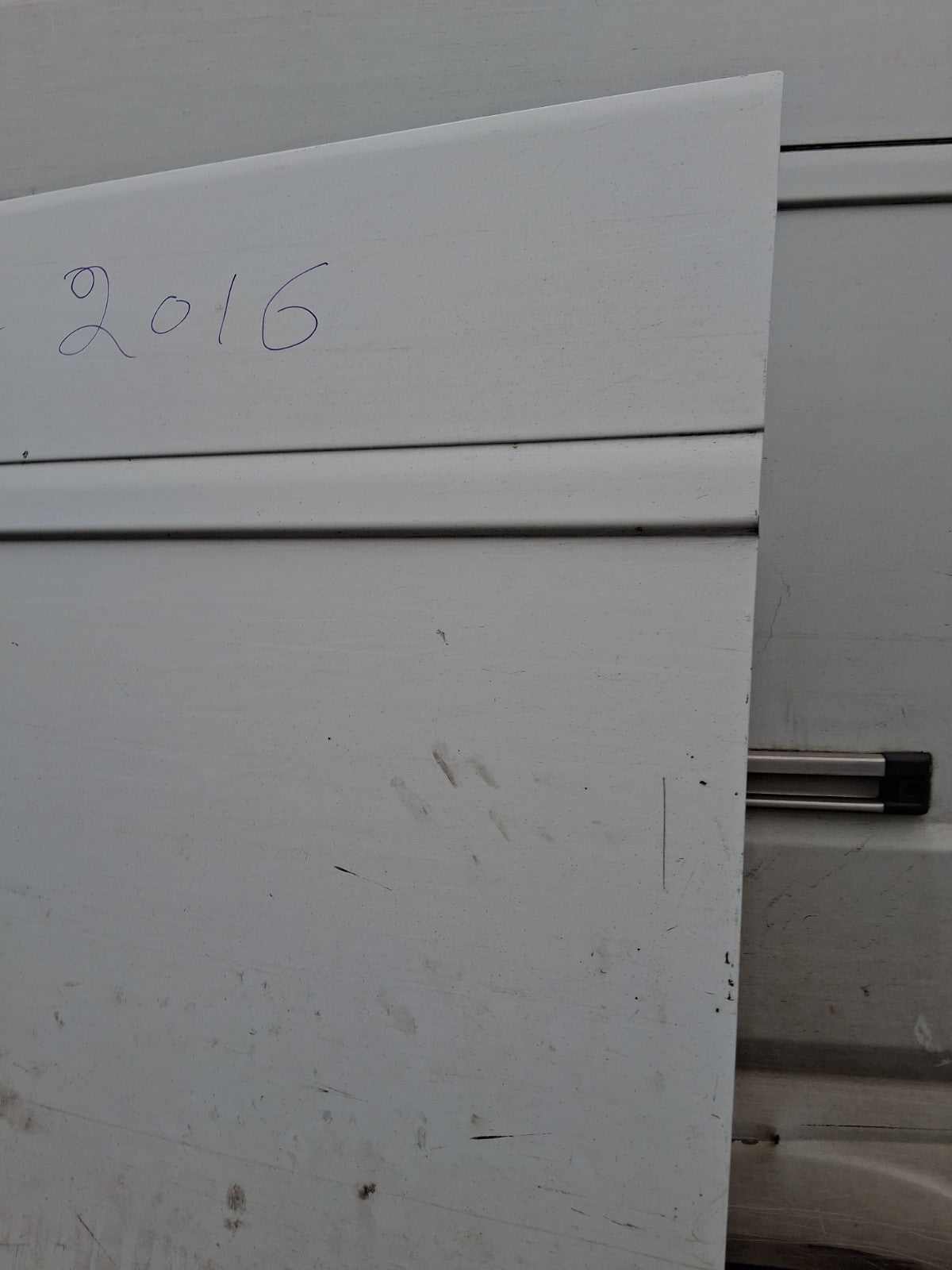 2016 PEUGEOT BOXER MK3 NS PASSENGER SIDE LEFT COMPLETE SLIDING DOOR WHITE