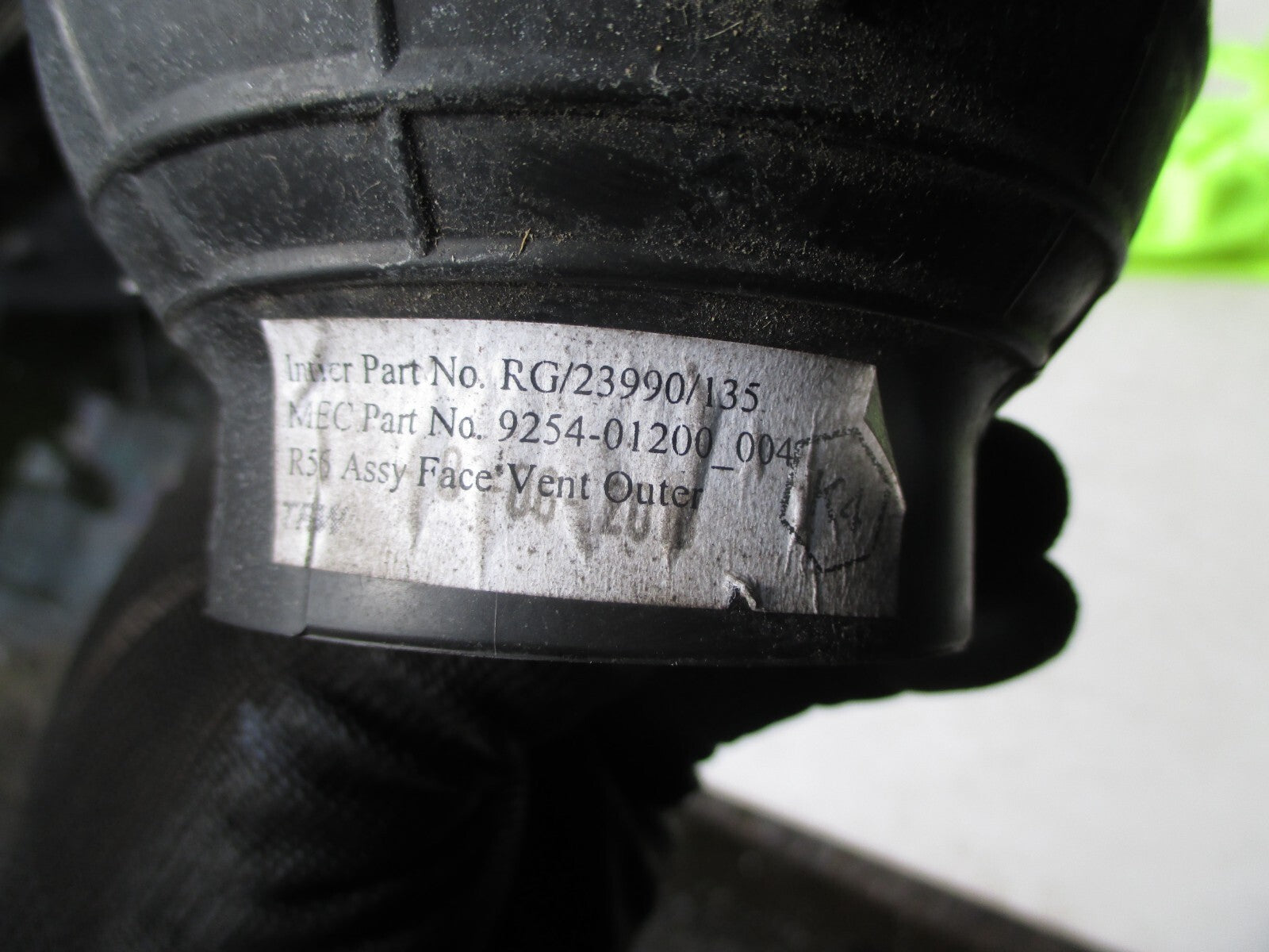 MINI COOPER 56 2010 ROUND AIR BLOWER VENT RG/23990/135 RG/23990/144821 S0481138A