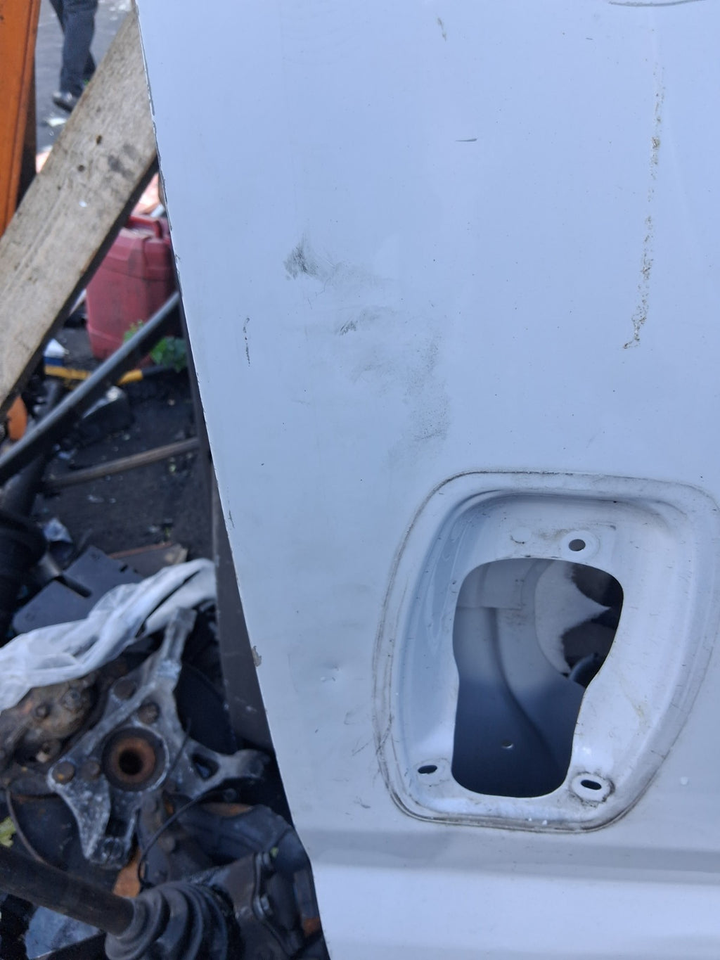 2023 VAUXHALL MOVANO C MK3 OSF DRIVER SIDE FRONT RIGHT BARE DOOR WHITE