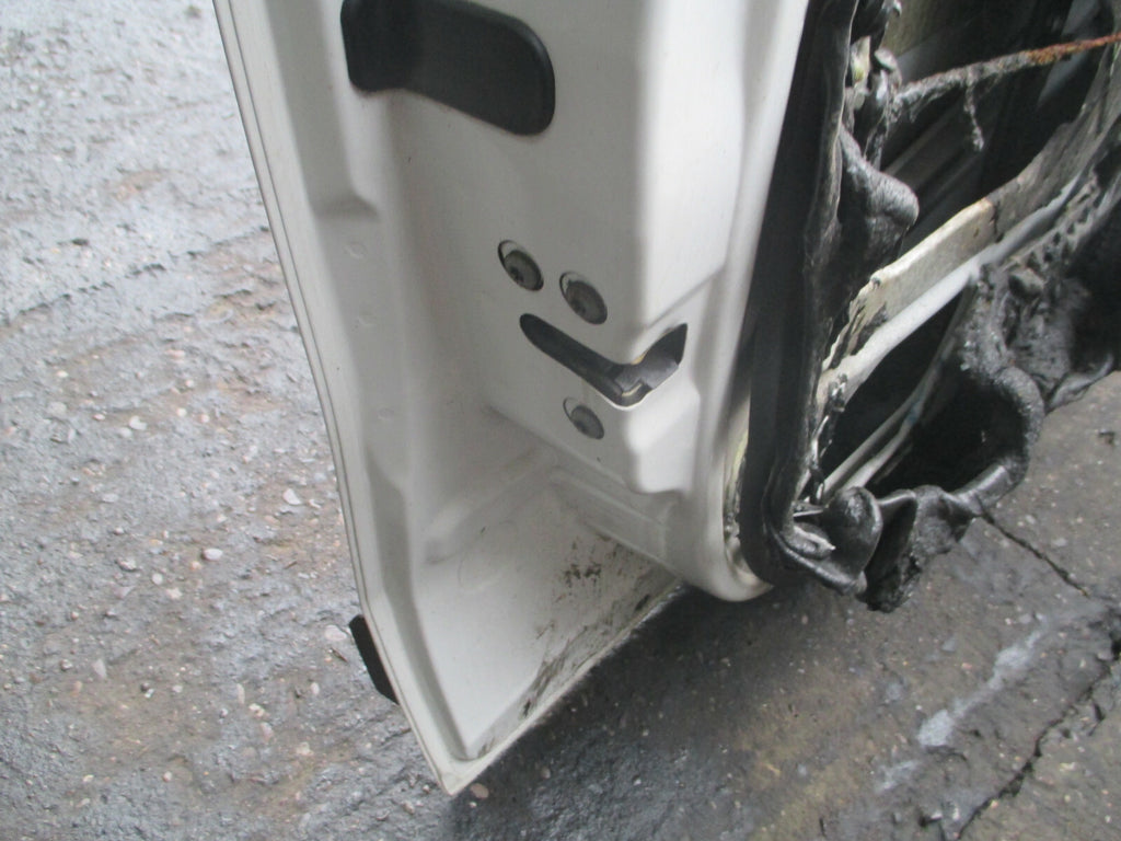 2015 PEUGEOT BIPPER NSF PASSENGER SIDE FRONT DOOR BARE WHITE